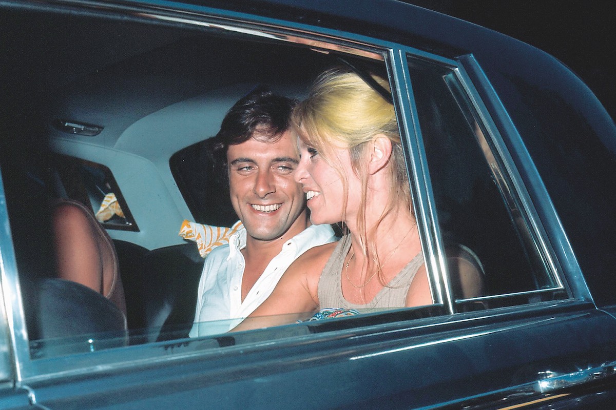 Rizzi sharing a joke with Bardot, circa 1968