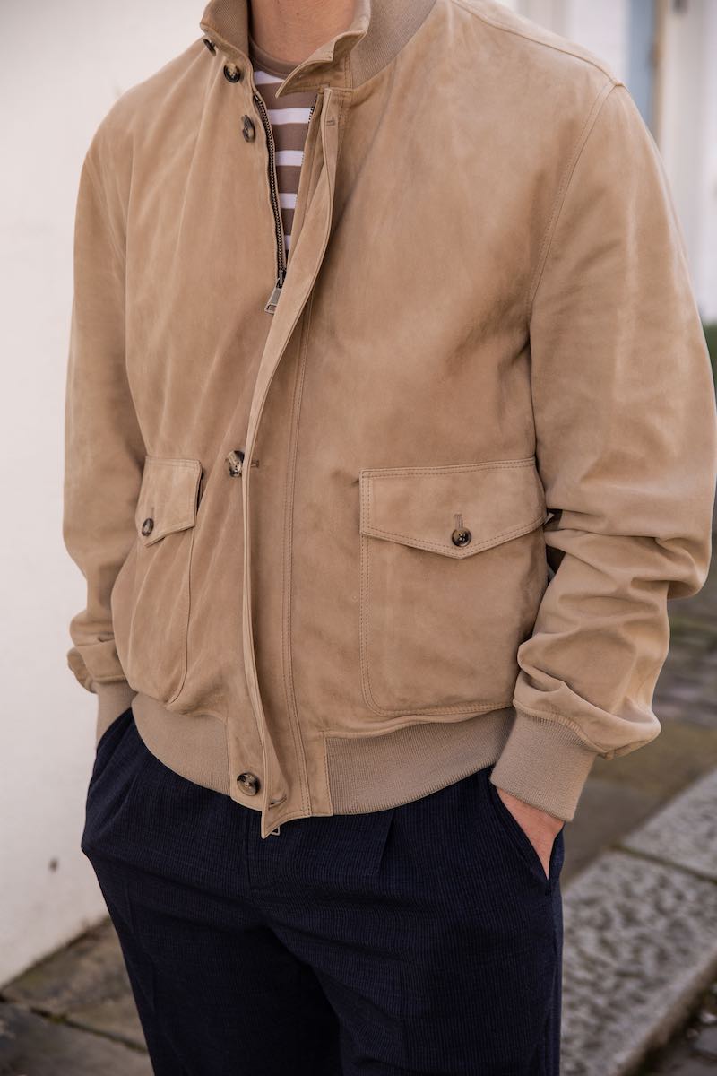 Rifugio Reversible Suede and Leather Jacket