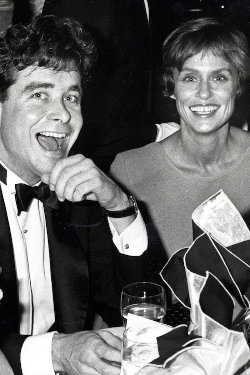 Jay McInerney and Lauren Hutton during 