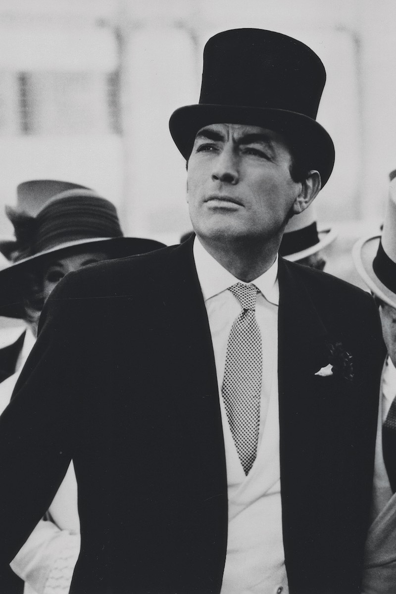 Gregory Peck at Ascot in a scene from Arabesque, 1966 (Photo by Michael Ochs Archives/Getty Images)