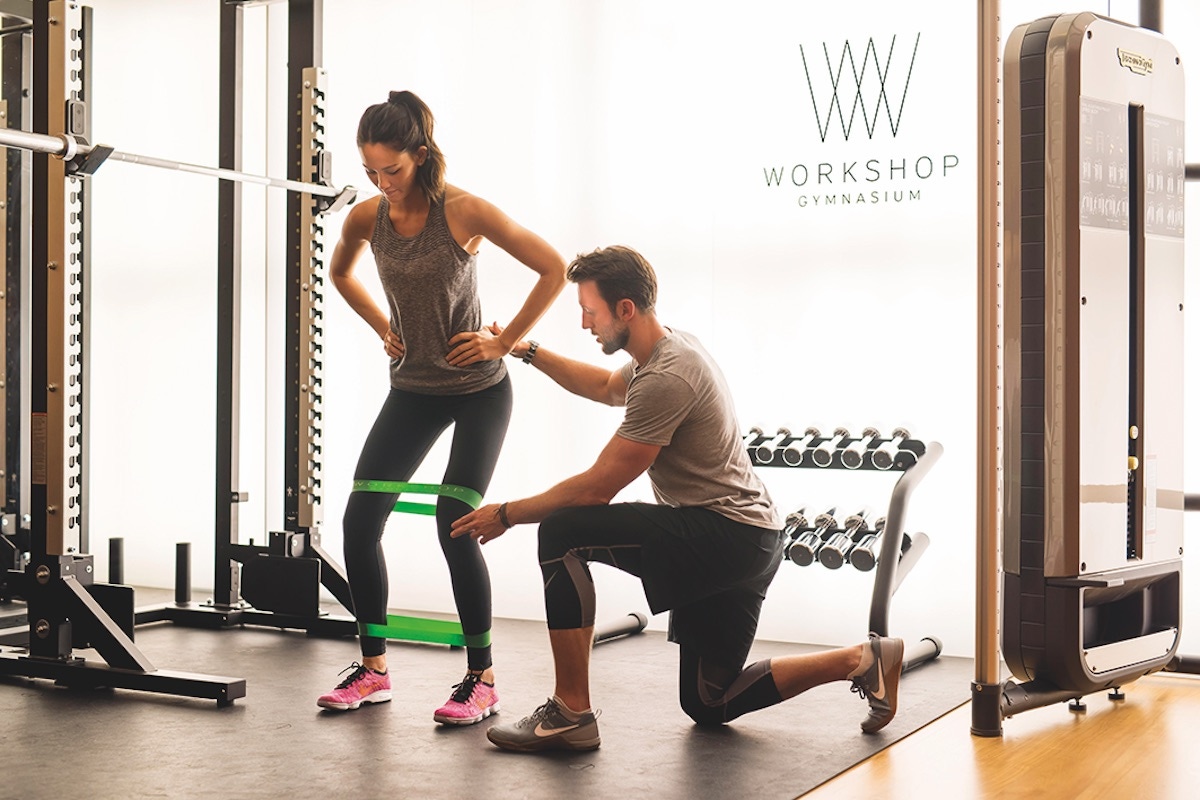 Lee Mullins trains at a Workshop gym