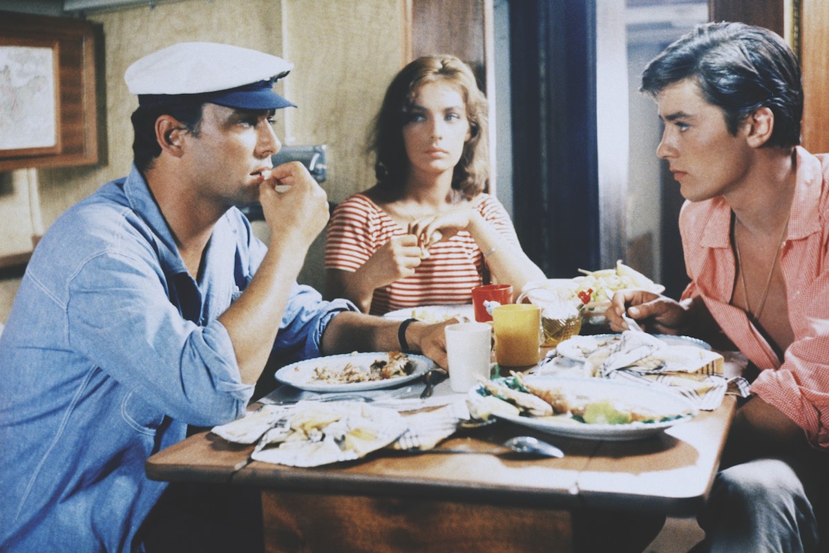 Delon, Ronet and Marie Laforet in another image from the movie (Image by © Alain Dejean/Sygma/Corbis)