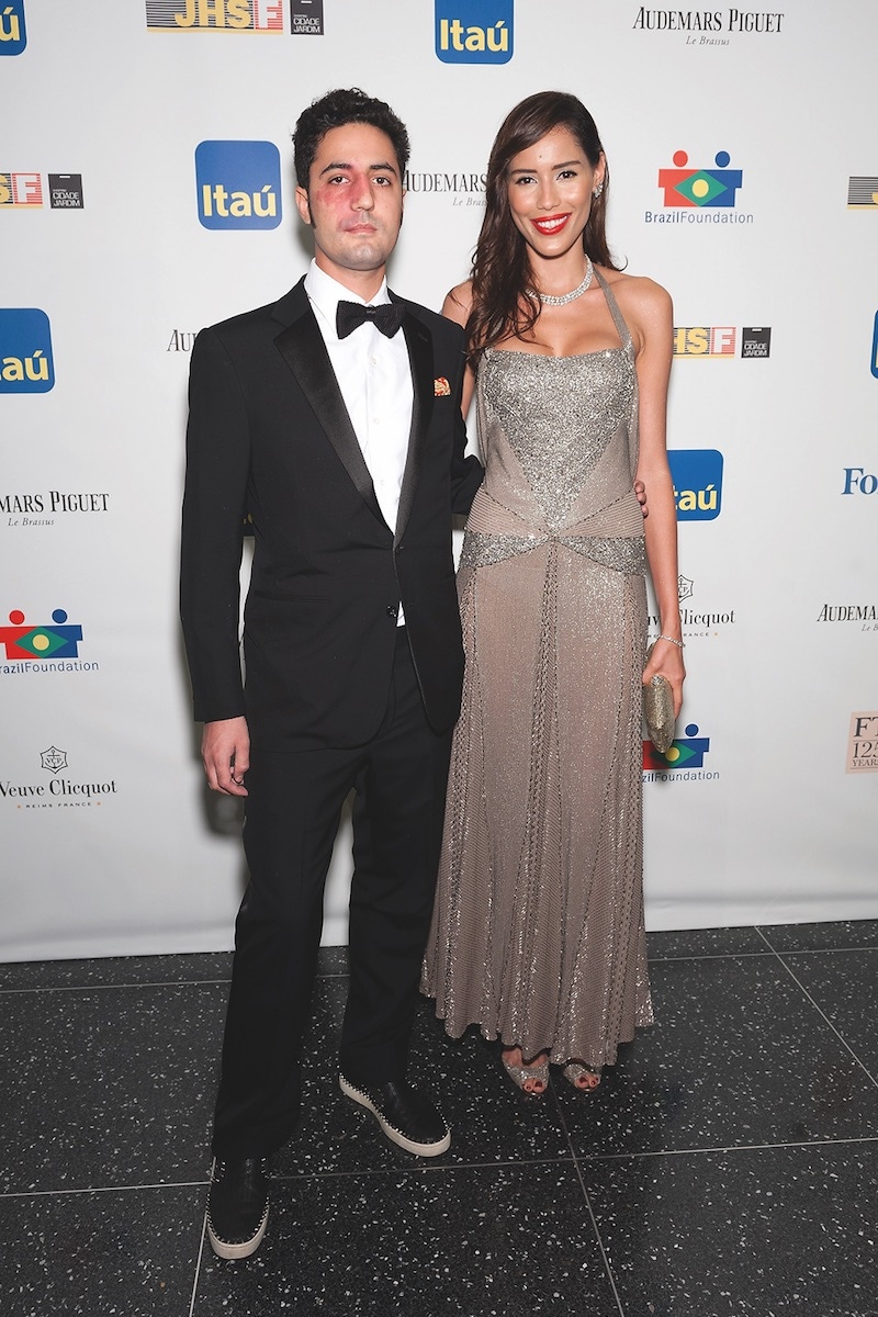 His son Julio Mario Santo Domingo III with Rebecca da Costa at a gala in New York in 2013 (Photo by D Dipasupil/FilmMagic)