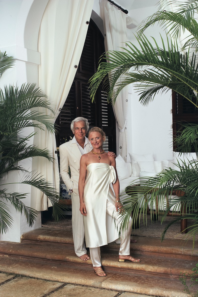 The inspiration: Ralph Lauren and Ricky Lauren at their Round Hill home in Jamaica. (Photo by Richard Corman and courtesy of Ralph Lauren)