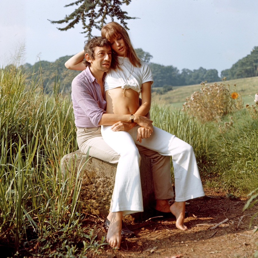 Serge Gainsbourg and Jane Birkin  (Photo by REX/Shutterstock (28536c)