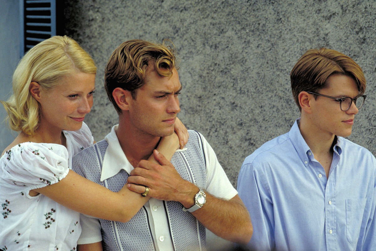 Gwyneth Paltrow, Jude Law and Matt Damon in The Talented Mr Ripley, 1999