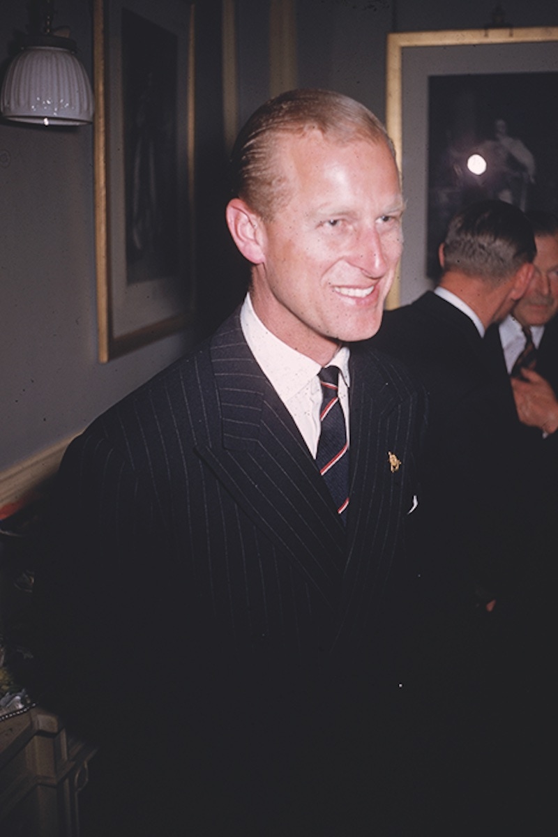 The Duke of Edinburgh, in the Royal Family Room at the Albert Hall. (Photo by Slim Aarons/Getty Images)