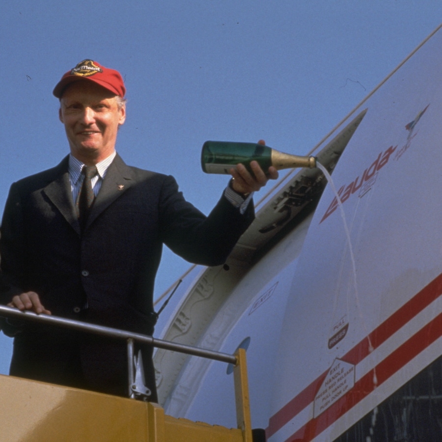 Niki Lauda (Photo by Leopold Nekula/Sygma via Getty Images)