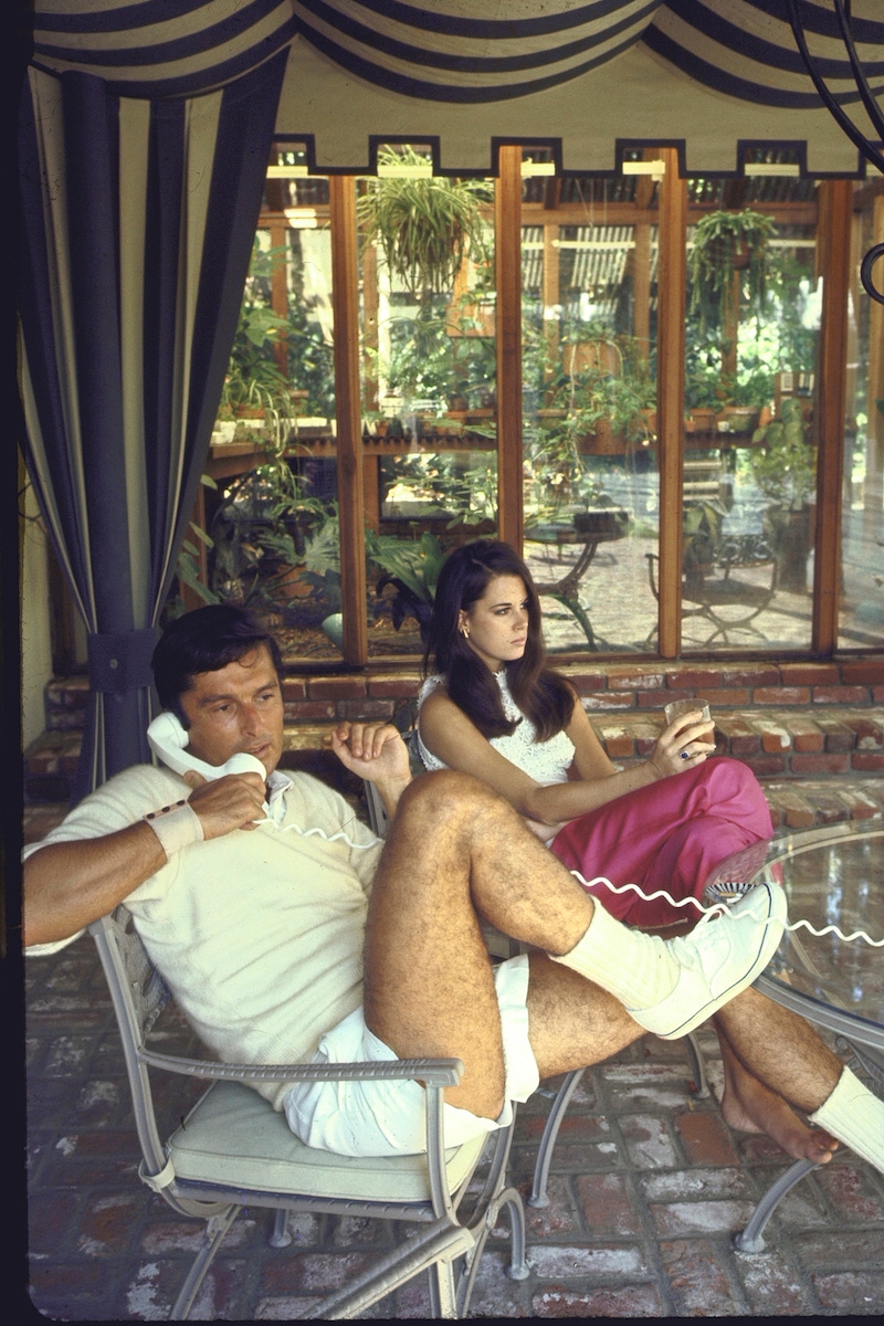 Robert Evans at home with girlfriend Libby Boehmer (Photo courtesy of Getty)