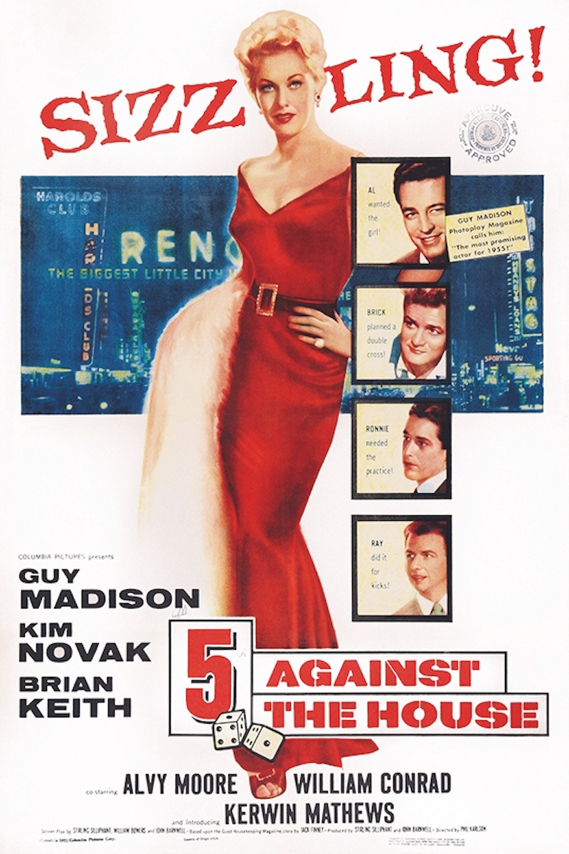 Poster of 5 Against the House (1955) (Photo by LMPC via Getty Images)