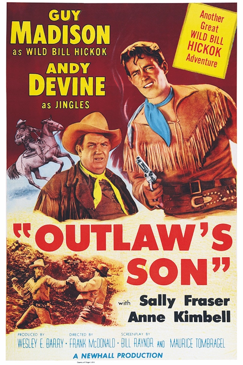 Poster of the Outlaw’s Son (1954) (Photo by LMPC via Getty Images)