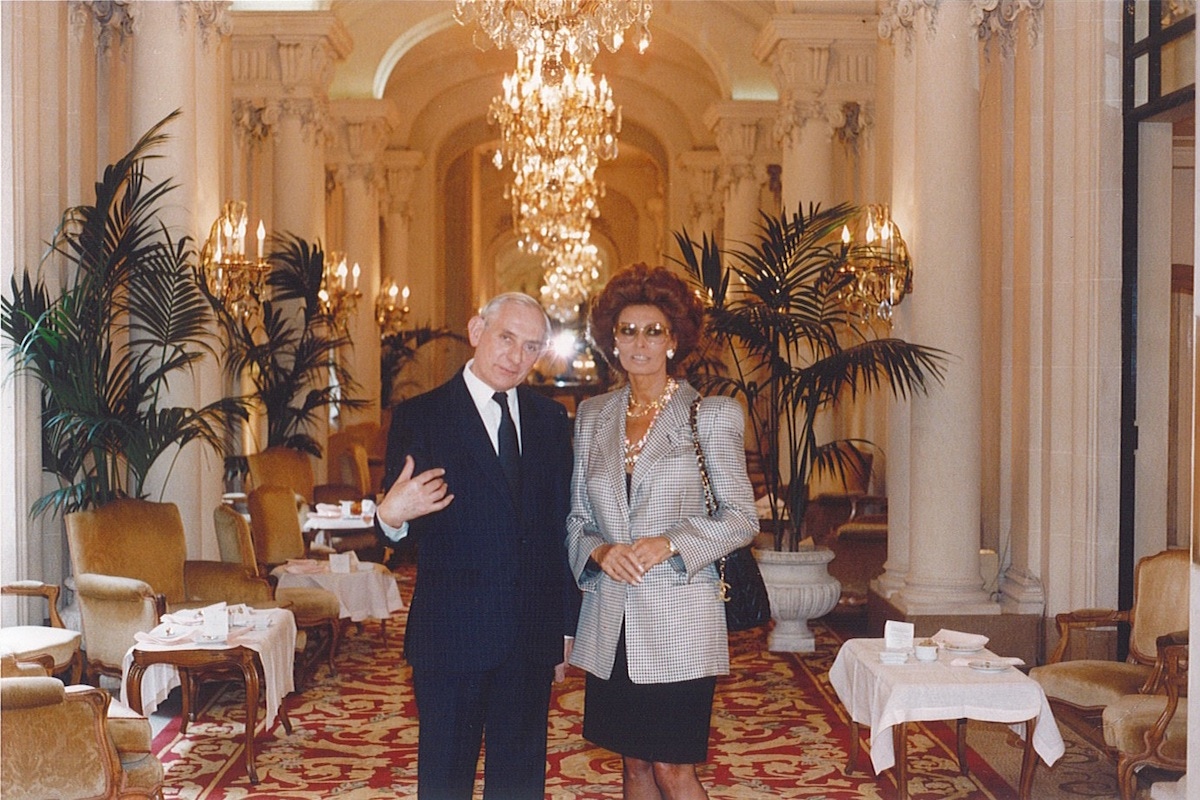 Sophia Loren at the Plaza Athénée