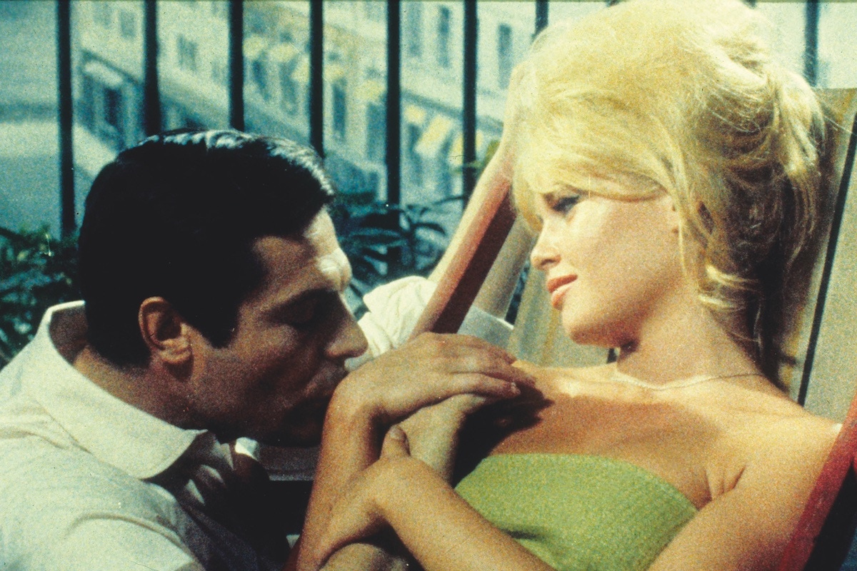 Marcello Mastroianni and Brigitte Bardot in French romantic drama A Very Private Affair, 1962 (Photo by Moviestore/REX/Shutterstock (1541395a)