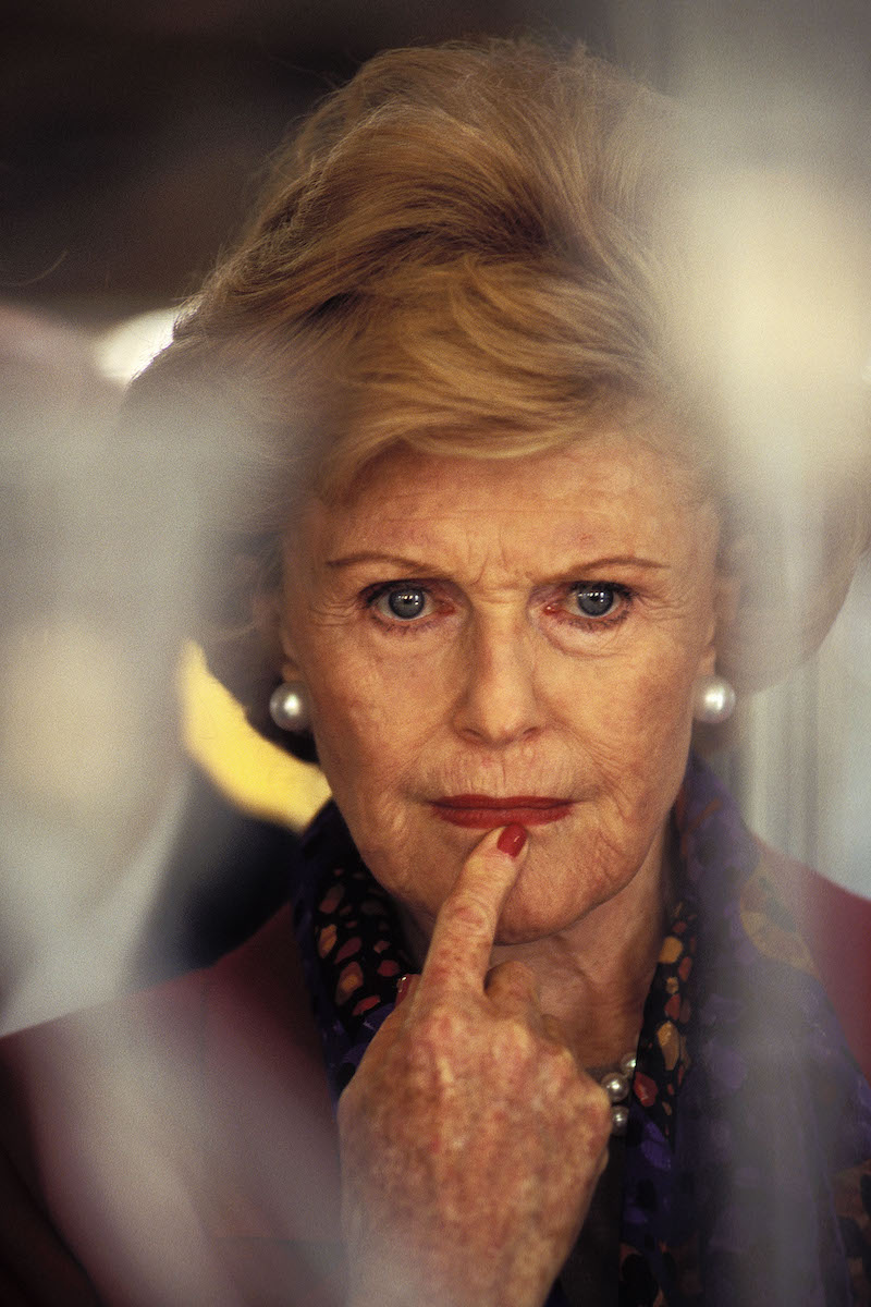 Harriman deep in thought in Baccarat, France, in 1996 (Photo by Francis DEMANGE/Gamma-Rapho via Getty Images)