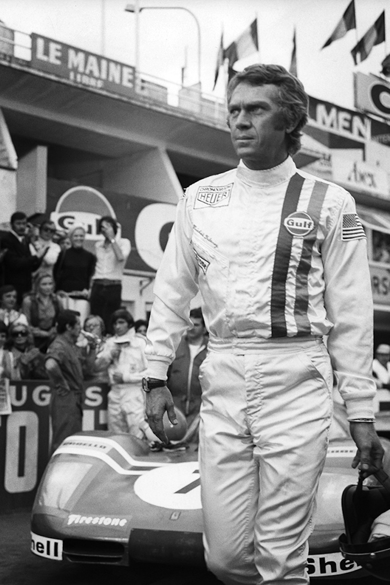 Steve McQueen in a scene from the movie 'Le Mans in 1971 in Le Mans, France. (Photo by Michael Ochs Archives/Getty Images)