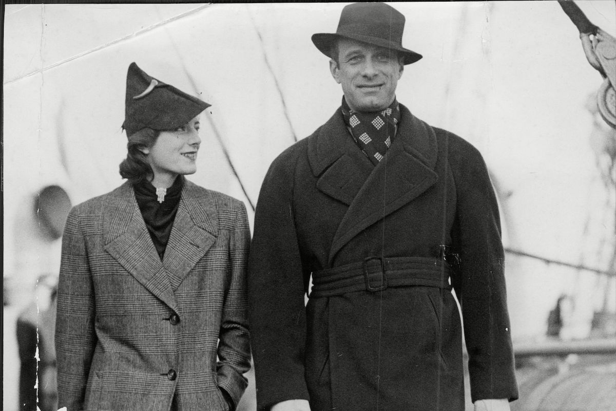 Vic Oliver with his wife, Sarah Churchill, in 1936 (Photo by ANL/REX/Shutterstock (2296990a)