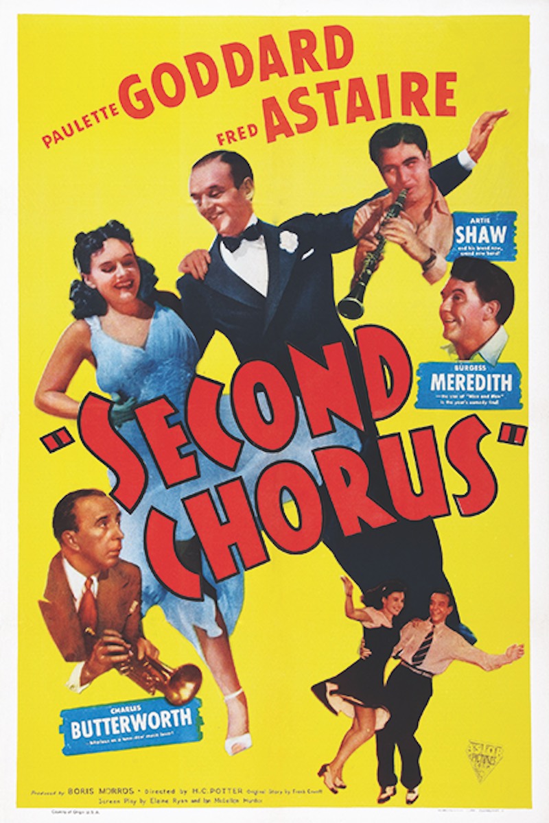 Poster for his movie Second Chorus. (Photo by LMPC via Getty Images)