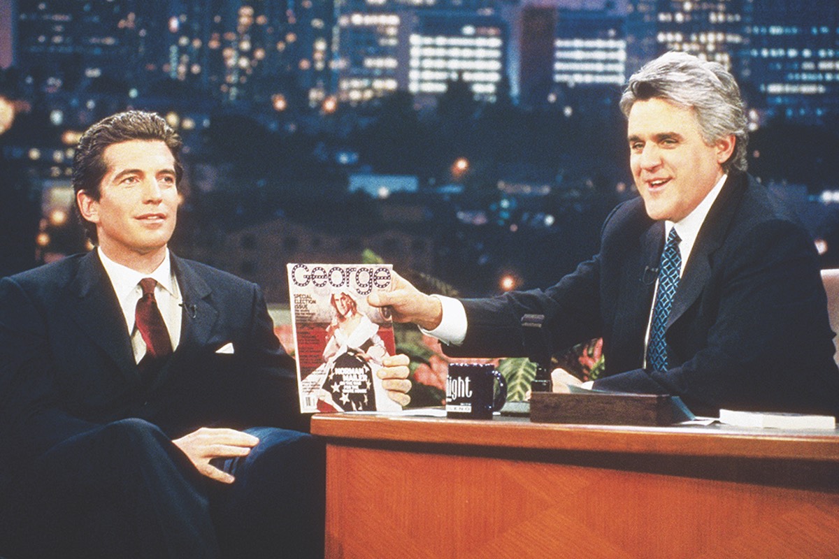 Promoting the magazine on Jay Leno, 1998 (Photo by: Chris Haston/NBCU Photo Bank)