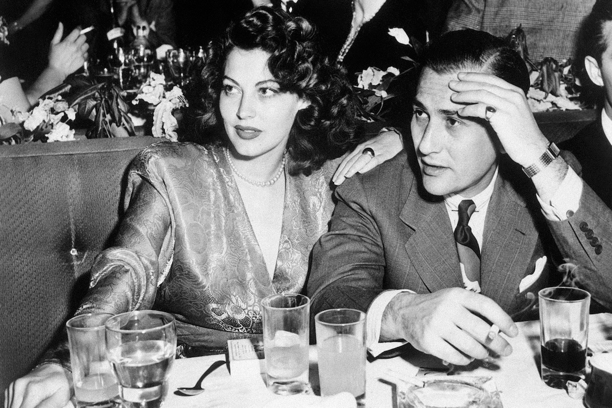 With Ava Gardner (Photo by Keystone-FranceGamma-Rapho via Getty Images)