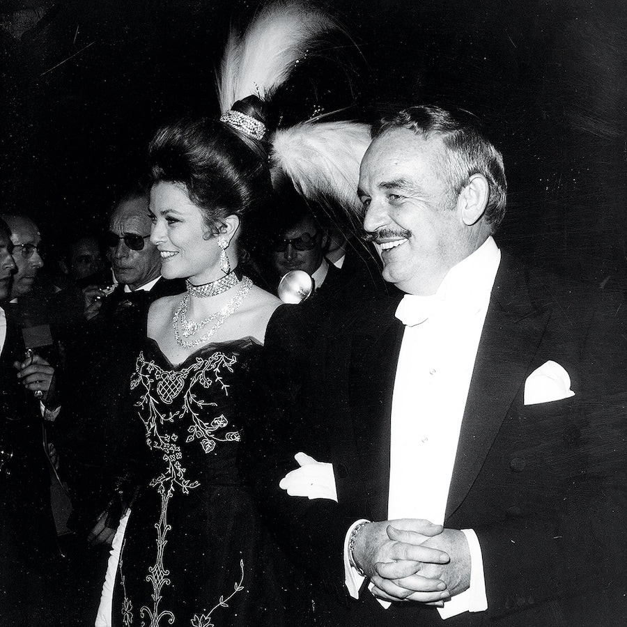 Prince Rainier and Grace Kelly arrive at The Casino Ball, 1968.