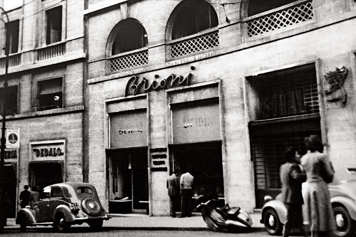 The headquarters of the Brioni store, late '40s