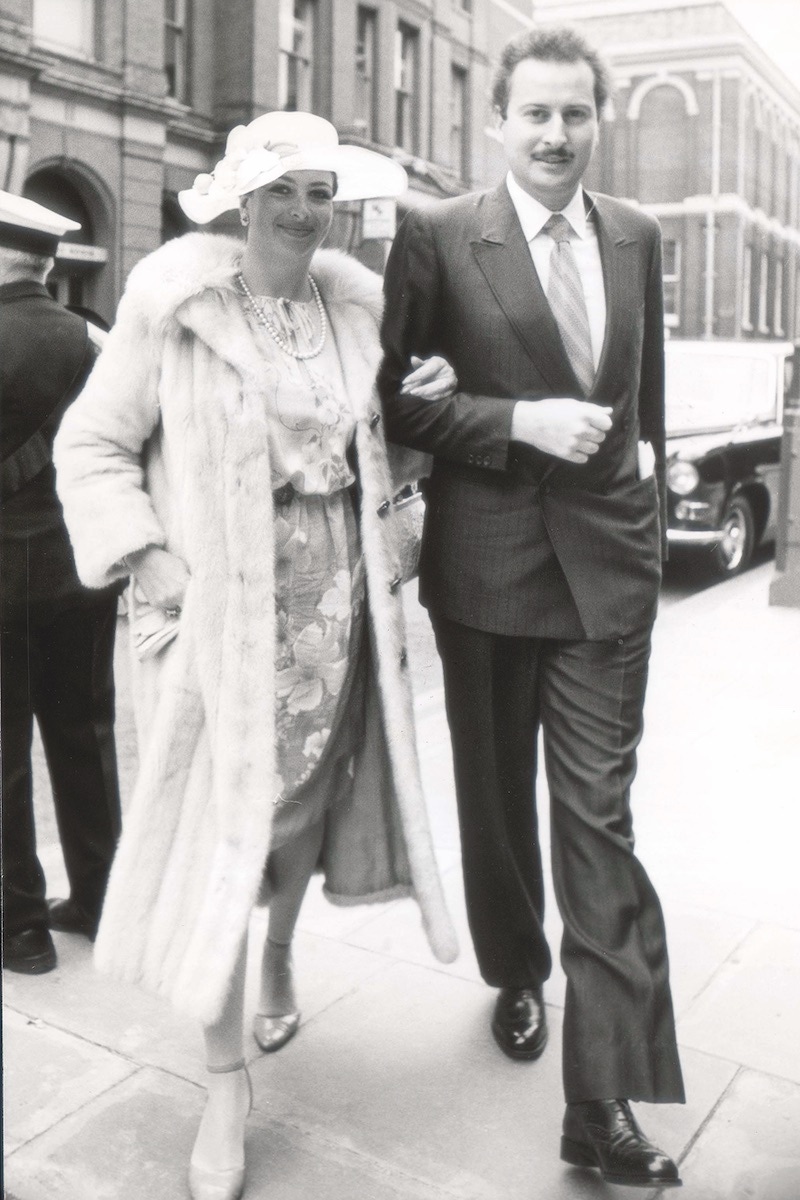 King Fuad II and Queen Fadila of Egypt in 1980 (Photo by Mike Hollist/Daily Mail/REX/Shutterstock (1158619a)