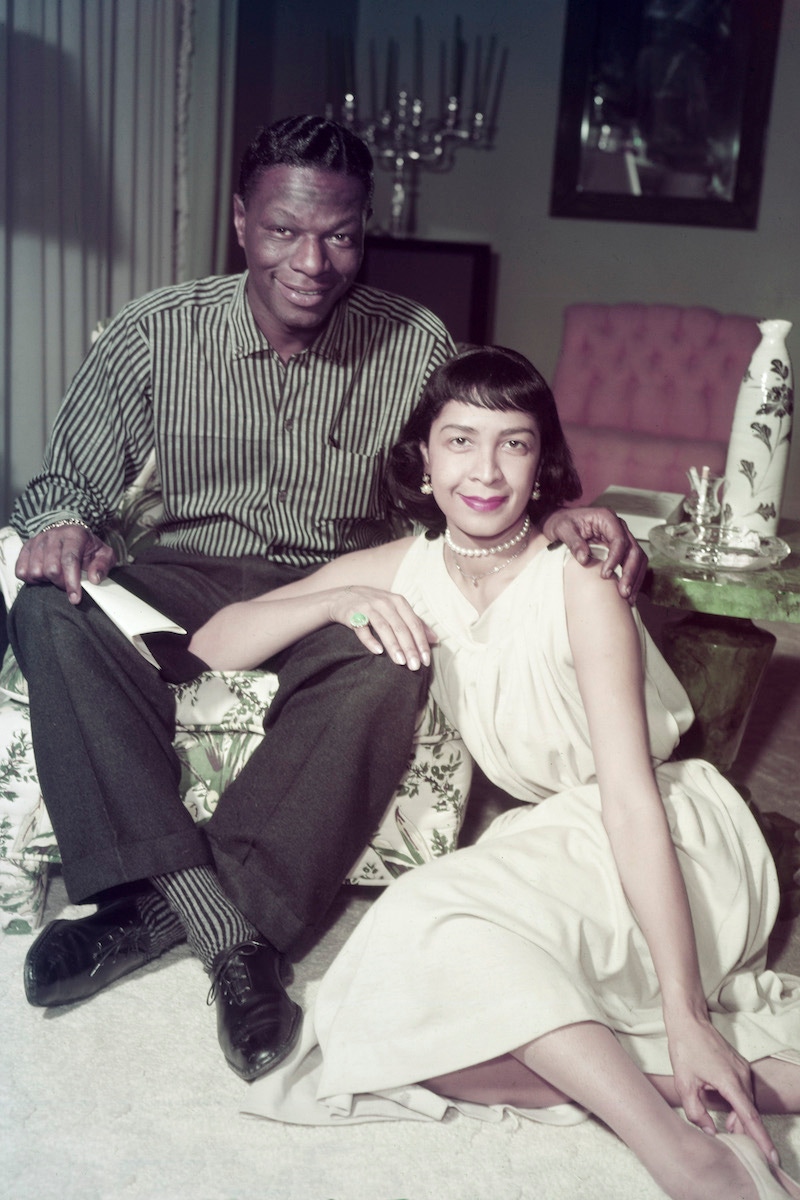 Nat King Cole and Maria Cole at home in 1957, Photo by: Frank Carroll/NBC/NBCU Photo Bank)