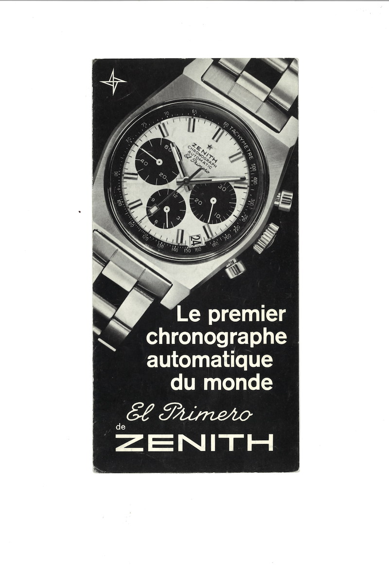 Zenith El Primero brochure