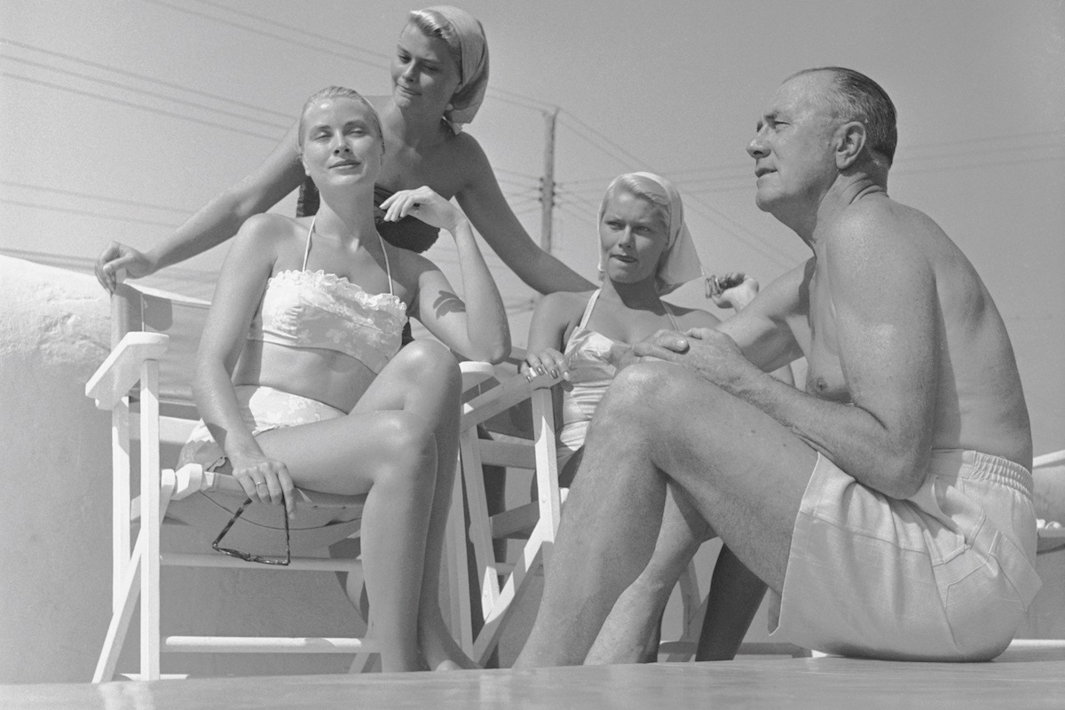 The Kelly family on vacation in New Jersey, 1954 (Photo via Getty)