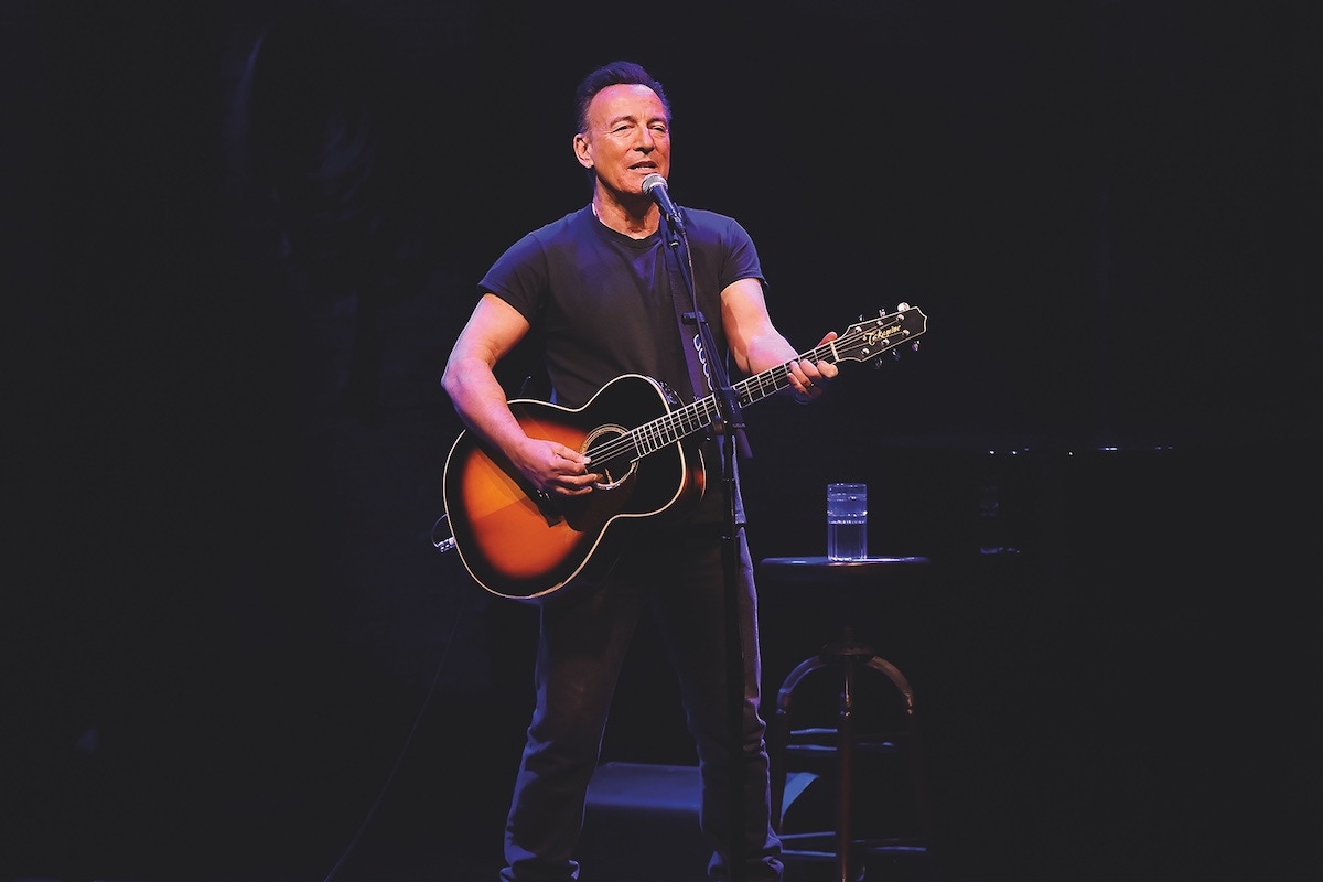 Performing ‘Springsteen on Broadway’ in New York, 2018 (Photo by Kevin Mazur/Getty Images for SiriusXM)