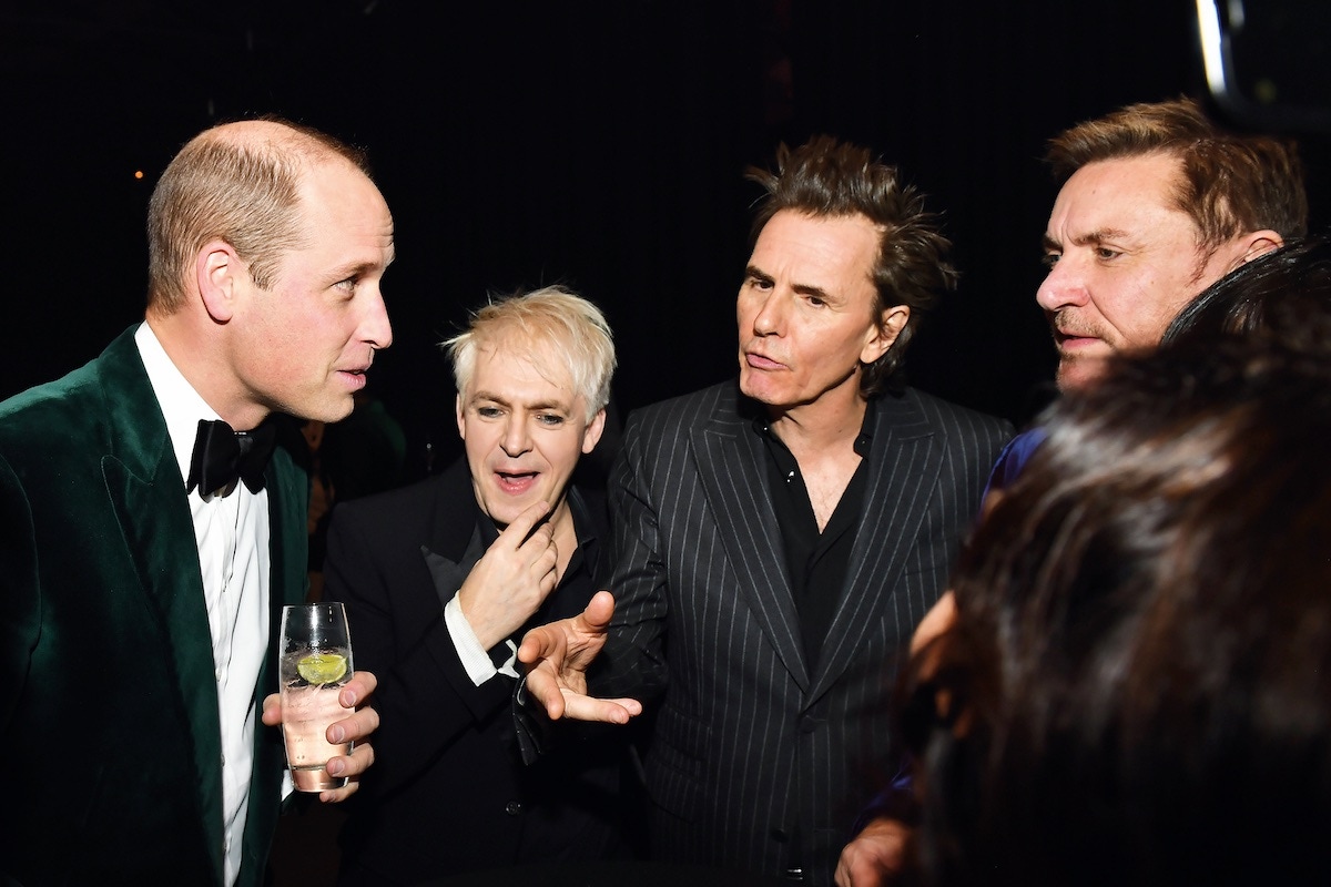 The Duke of Cambridge meets Rhodes, John Taylor and Le Bon at Centrepoint’s 50th anniversary gala in London in 2019. (Photo by Dominic Lipinski - Pool/Getty Images)