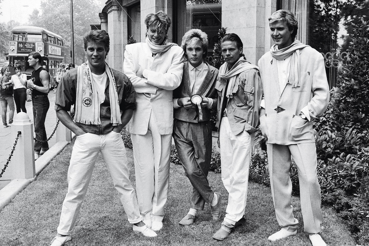 Duran Duran in London in the 1980s. (Photo by Express Newspapers/Getty Images)