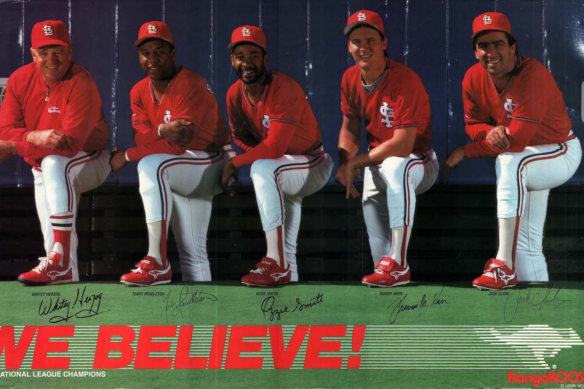 Ozzie Smith and team