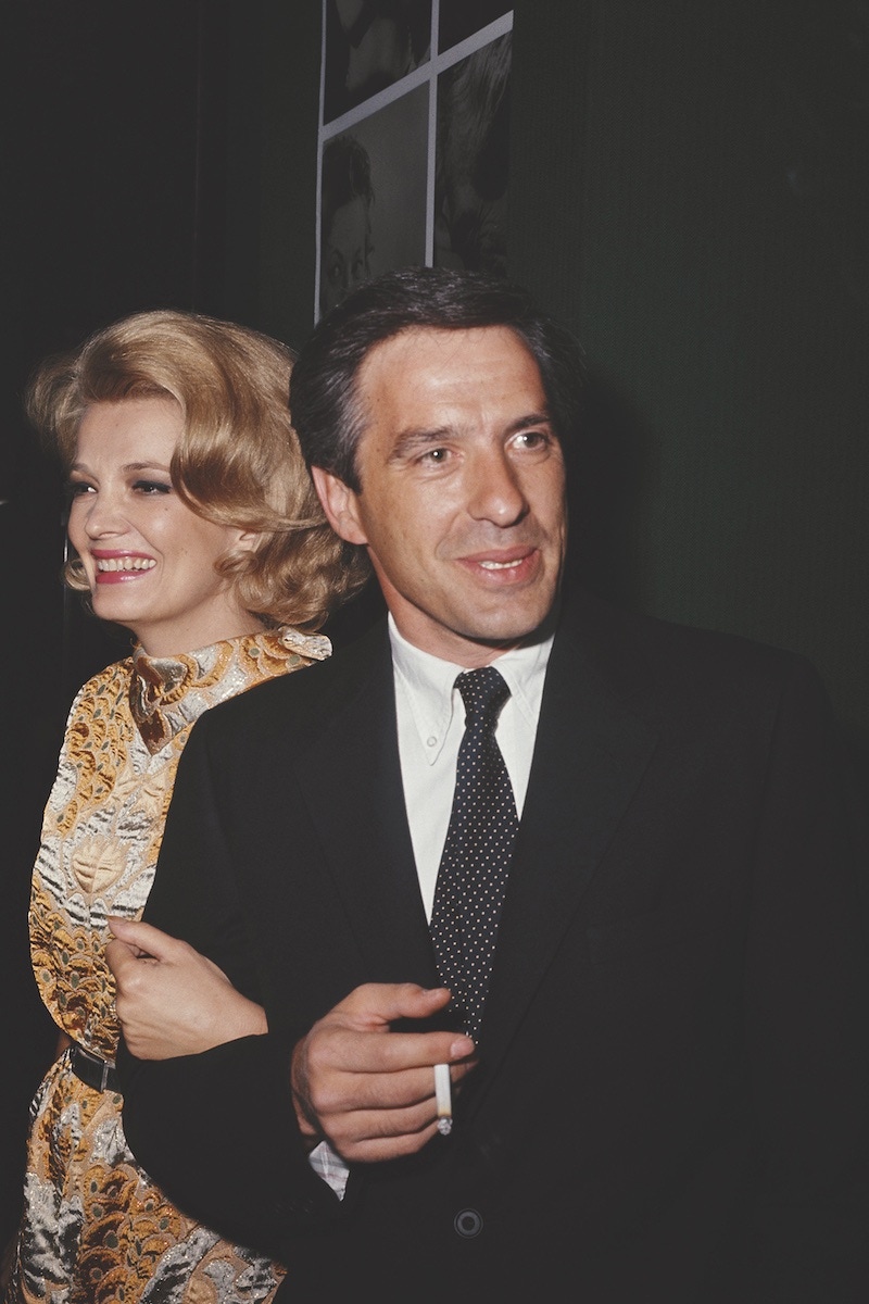American actress Gena Rowlands pictured with her husband, actor and film director John Cassavetes (1929-1989) at an entertainment industry function in 1968. (Photo by Rolls Press/Popperfoto via Getty Images/Getty Images)