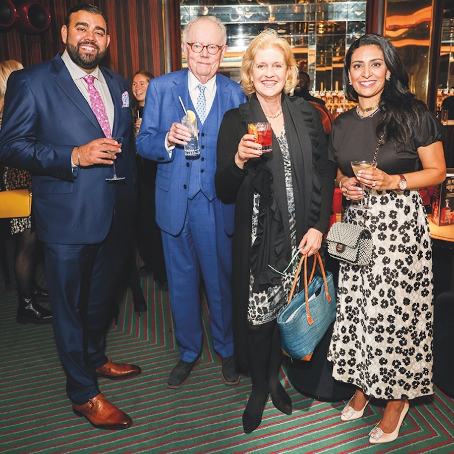 Ravinder Minhas, Michael Whitehall, Hilary Amanda Jane and Manjit Minhas.