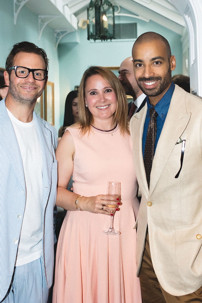 George Bamford, Clare Schifano and Alain Gafundi